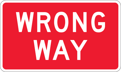 wrong way sign png