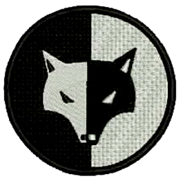 U.S Army Black/White Embroidered Patch UPTOWN STITCH GIRL