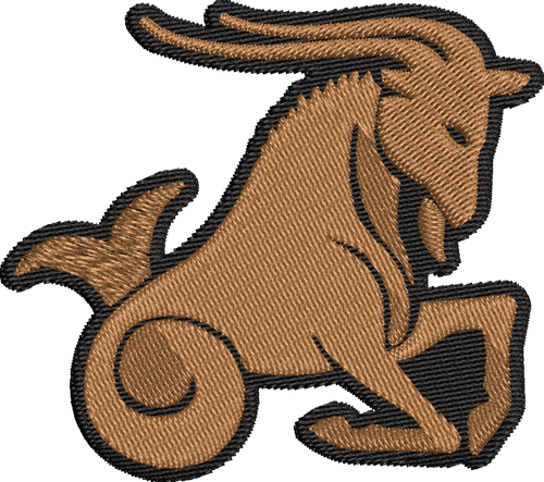 Capricorn/Zodiac Sign Embroidered Patch