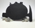 3D Rock Hound/ I Lick Rocks Wall Key Holder/Organizer/Black/Silver/Back View