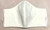 Women/Teen Size-Off White Canvas Unisex 100% Cotton Face Mask Front View