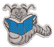 Bookworm/Kid's/Embroidered Patch
