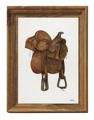 Vintage Horse Saddle /Wall Art Digital Download