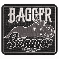 Bagger Swagger Biker Embroidered Patch