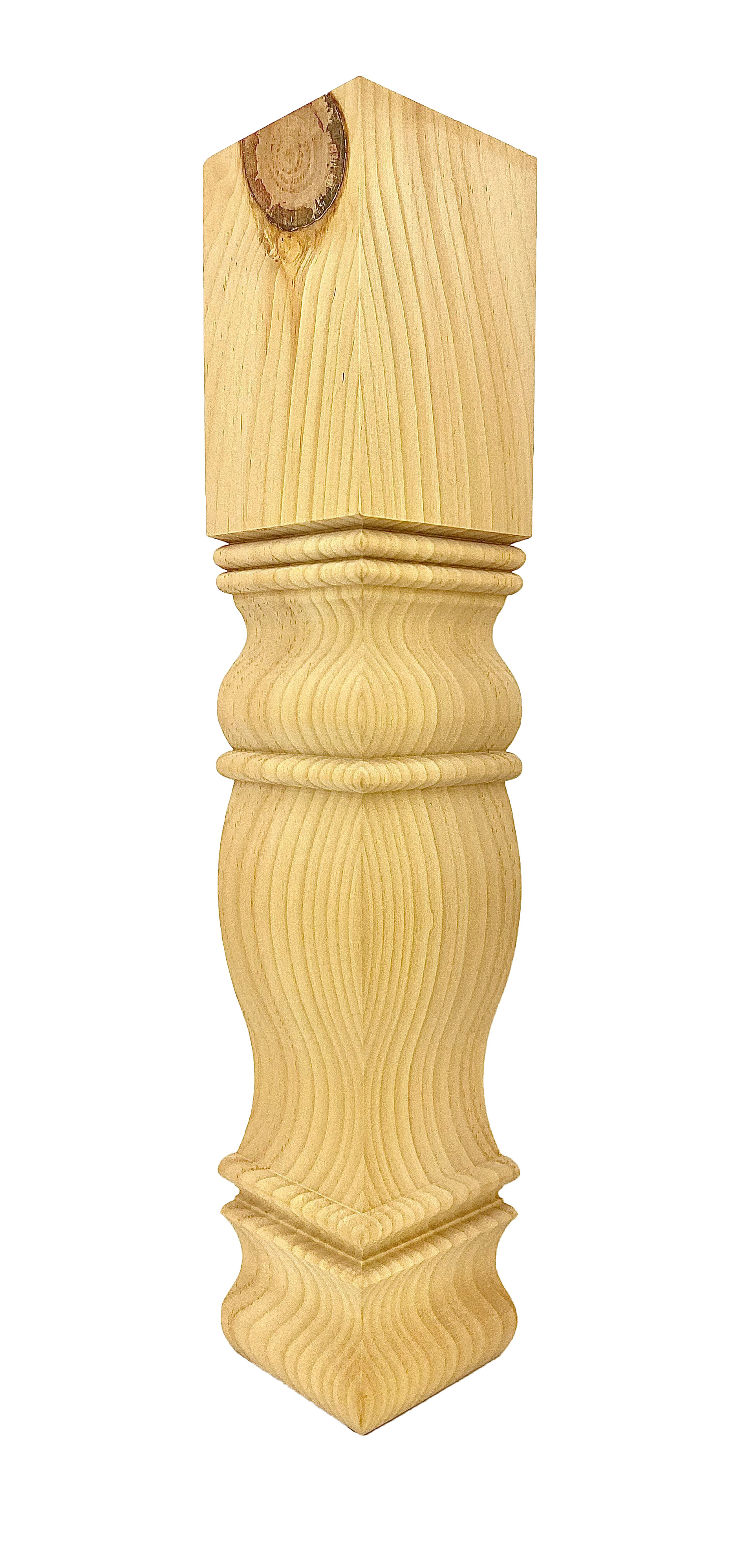 Bedford Coffee Table Leg - 18" Tall x 3 1/2" Wide - Highland Manor Wood ...
