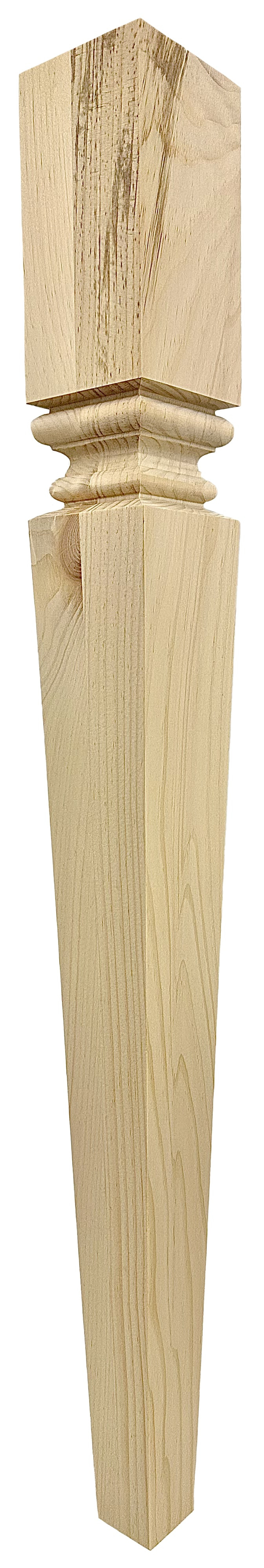 Modern Square Meridian Dining Table Leg - 29" Tall x 4" Wide - Highland ...