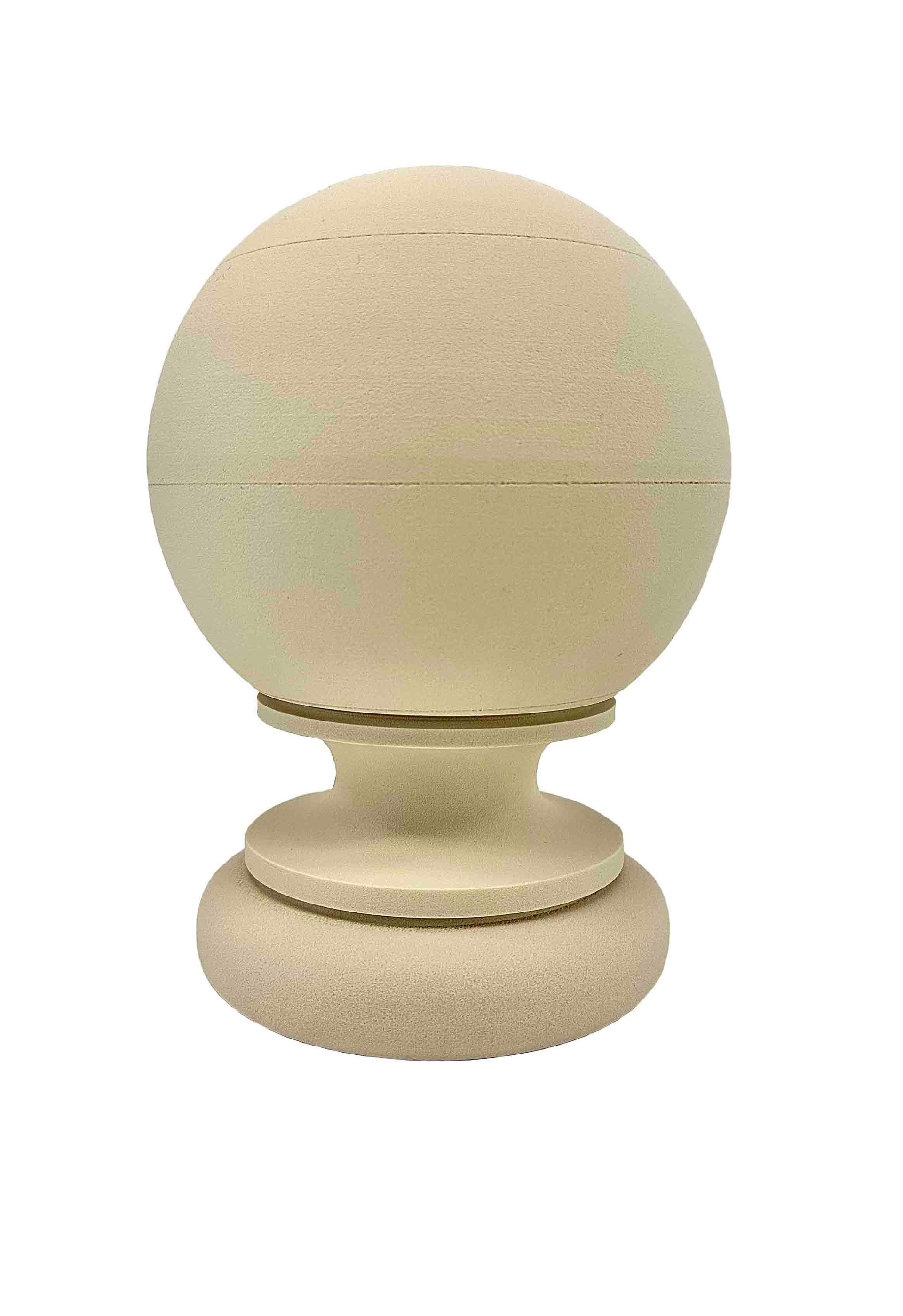 Massive Kline Ball Finial - 8 1/4" Tall x 5 7/8" Wide - Highland Manor ...