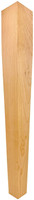 4 Sided Tapered Dining Table Leg - 29" Tall x 3 1/2" Wide