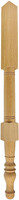 Oxford Server Vanity Island Leg - 35 1/2" Tall x 2 1/4" Wide