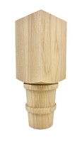 Empress Sofa Leg - 10" Tall x 3 1/2" Wide