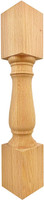Massive Canterbury Dining Table Leg - 29" Tall x 5" Wide