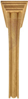 Front View Small Fan Corbel - 15 5/8" Tall x 3 7/8" Wide