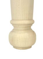 Closeup Birmingham Stretcher Island Leg - 35 1/2" Tall x 3 1/2" Wide