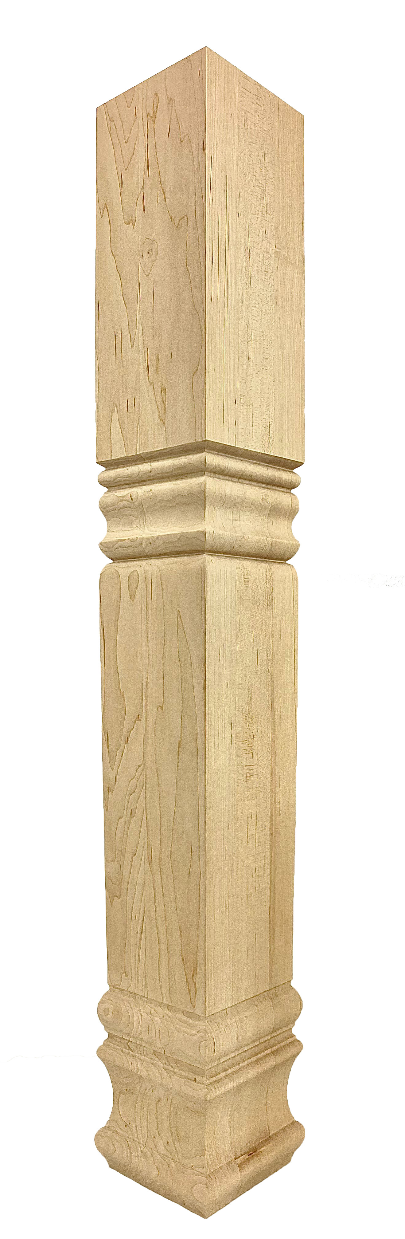Massive Farmhouse Stretcher Island Leg - 35 1/2" Tall x 5" Wide ...