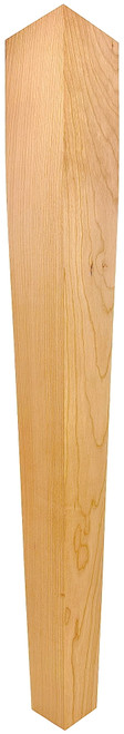 4 Sided Tapered Dining Table Leg - 29" Tall x 3 1/2" Wide