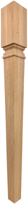Modern Square Marion Island Leg - 34 1/2" Tall x 3 1/2" Wide
