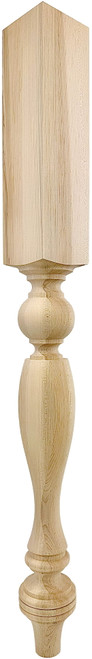Leeds Island Leg - 34 1/2" Tall x 3 1/2" Wide