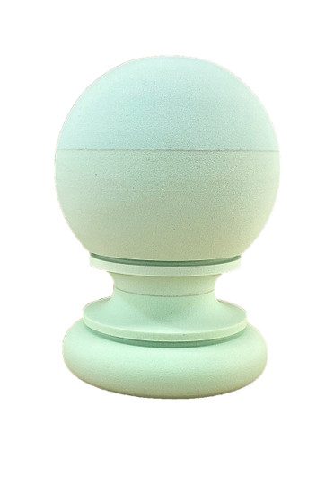 Medium Kline Ball Finial - 5 1/2 Tall x 4 1/16 Wide