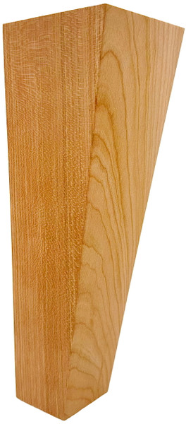 2 Sided Tapered Bun Foot - 8" Tall x 2 5/8" Wide