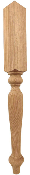 Irish Farmhouse Island leg - 34 1/2" Tall x 3 1/2" Wide