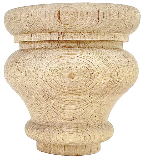 Cypress Bun Foot - 3" Tall x 2 7/8" Wide