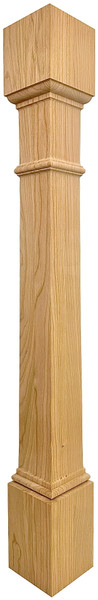 Square Highlander Island Leg - 34 1/2" Tall x 4" Wide