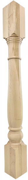 Extended Tupelo Island Leg - 40 1/2" Tall x 4" Wide