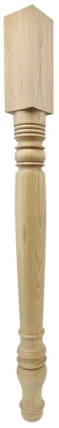 Oxford Dining Table Leg - 29" Tall x 2 1/4" Wide