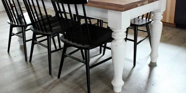 Farmhouse table and seating inspiration