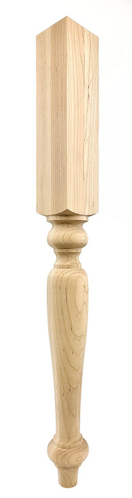 Irish Farmhouse Island leg - 34 1/2" Tall x 3 1/2" Wide