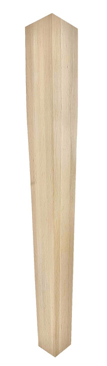 4 Sided Tapered Island Leg - 34 1/2" Tall x 4" Wide