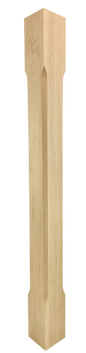 Extended Modern Square Celoron Island Leg - 40 1/2" Tall x 3 1/2" Wide