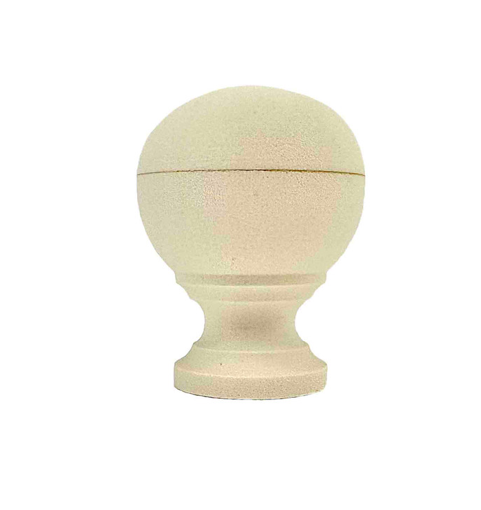 Melrose Ball Finial HDU - 2 7/8" Tall x 2 1/8" Wide