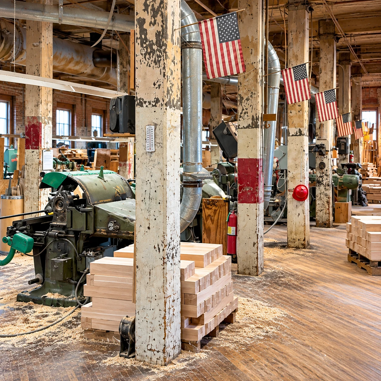 Highland Manor Wood Products manufacturing shop in Jamestown New York