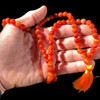 Carnelian mala necklace