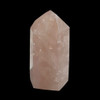 Rose quartz crystal point