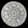 Selenite zodiac charging plate