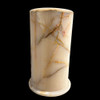 Large cylinder onyx lamp
