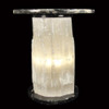 Selenite  Fossil End Table Selenite  Fossil End Table