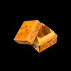 Small square thuya wood box  Small square thuya wood box