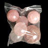 Rose Quartz Spheres - 1 Kg Lot