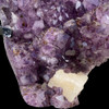 Amethyst specimen on stand