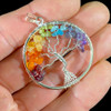 Tree of life chakra pendant