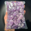 Tumbled amethyst stones