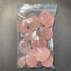 Rose quartz palm stones
