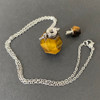 Tiger Eye perfume bottle necklace 