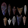 Neolithic Arrowheads Lot (24) Neolithic Arrowheads Lot (24)