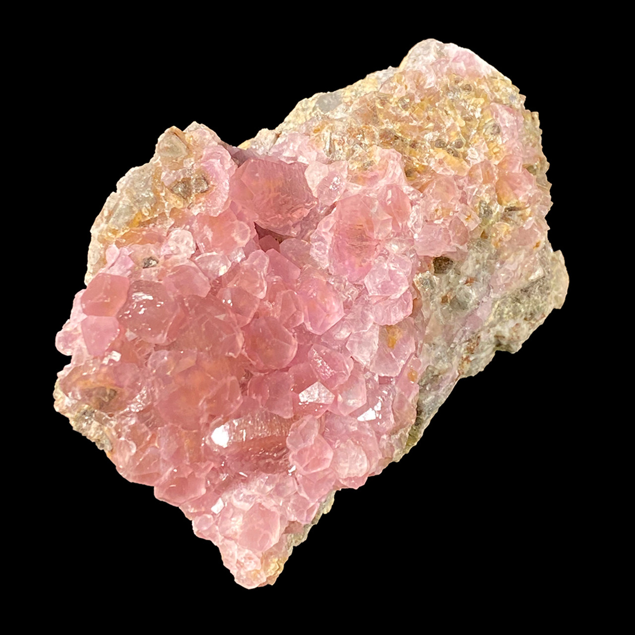 Unique Pink Cobalto Calcite - Raw Pink Calcite on Stone Matrix