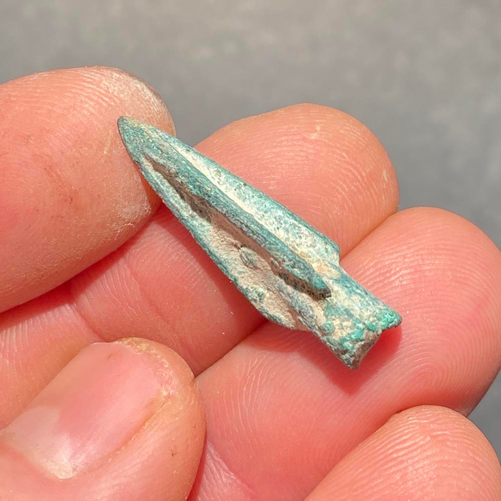 Roman bronze arrowhead for sale | Fossilsplus