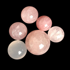 Rose Quartz Spheres - 1 Kg Lot Rose Quartz Spheres - 1 Kg Lot